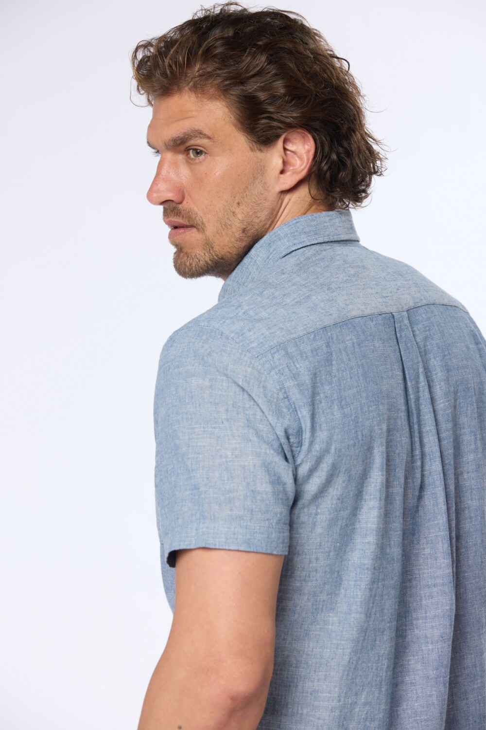 CAMISA DE LINO Denim