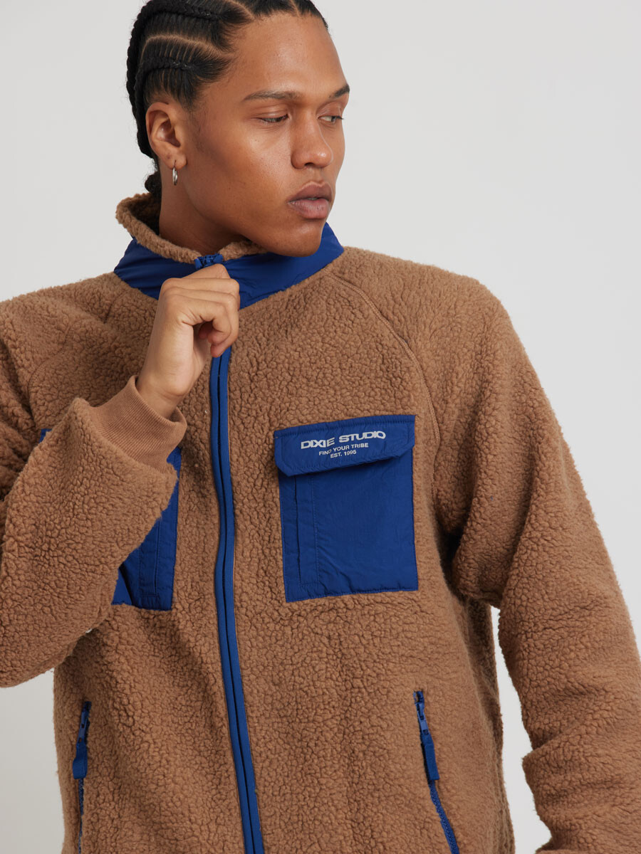 CAMPERA KEIRAN ( SHERPA ) DIXIE Marrón