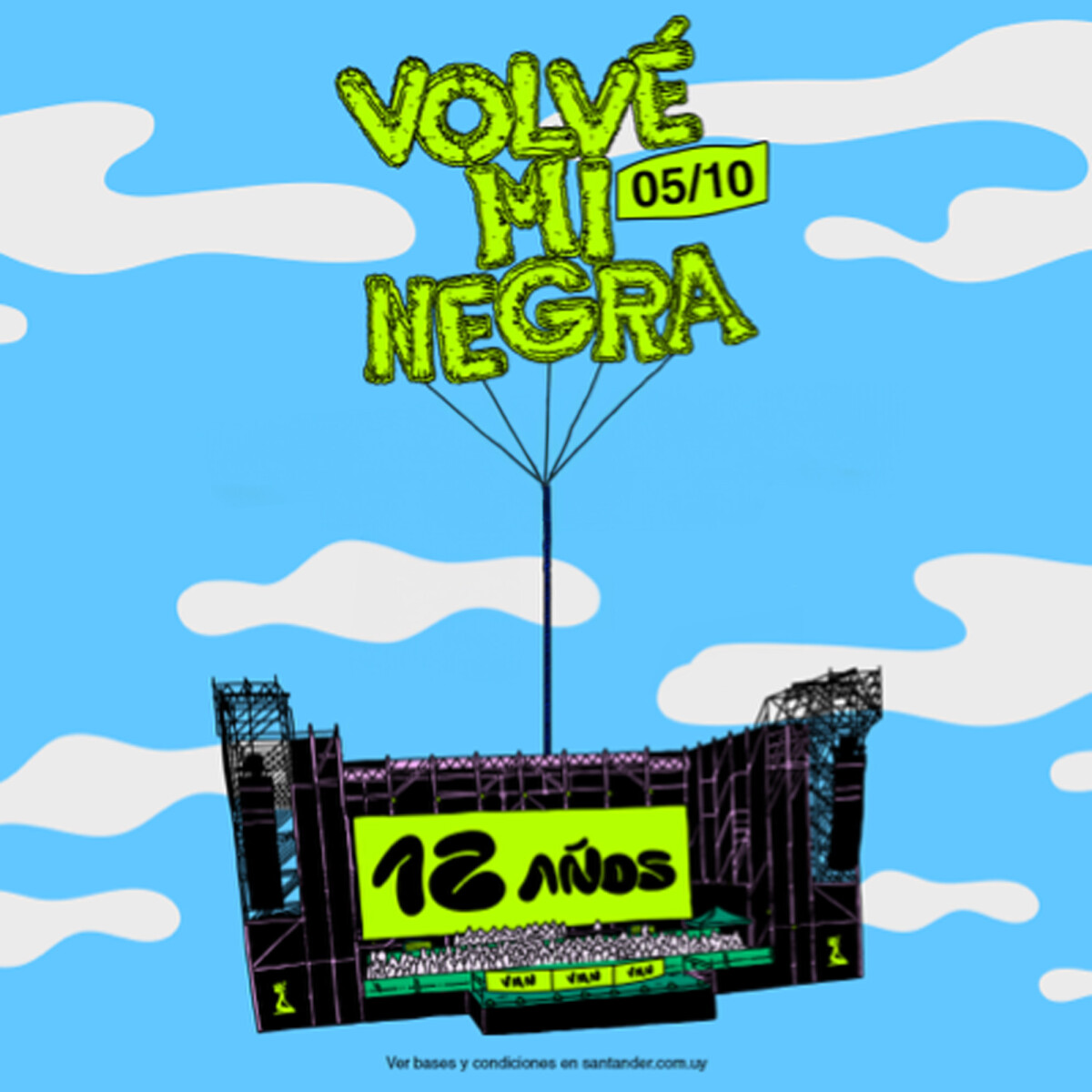 Volve mi Negra 12 años - Hombres 