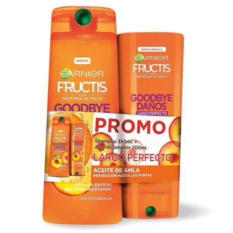 Pack Fructis GB Daños Shampoo 350ml + Acondicionador 200ml Pack Fructis GB Daños Shampoo 350ml + Acondicionador 200ml