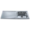 MESADA CON PILETA DERECHA SIMPLE ACERO INOXIDABLE 201 Mesada Con Pileta Derecha Simple Acero Inoxidable 201