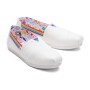 Canvas Rainbow Webbing - Hombre White