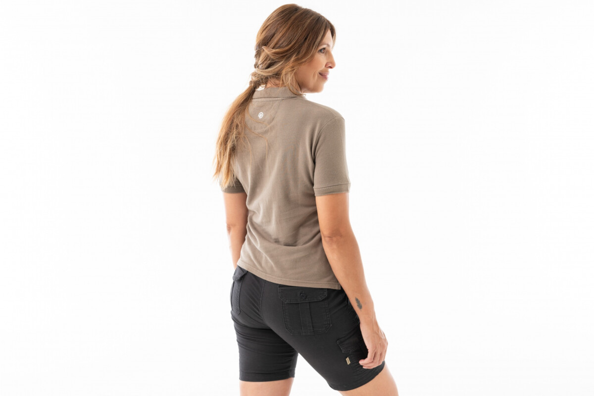 REMERA PIQUE POLO MUJER 1802 Verde Militar