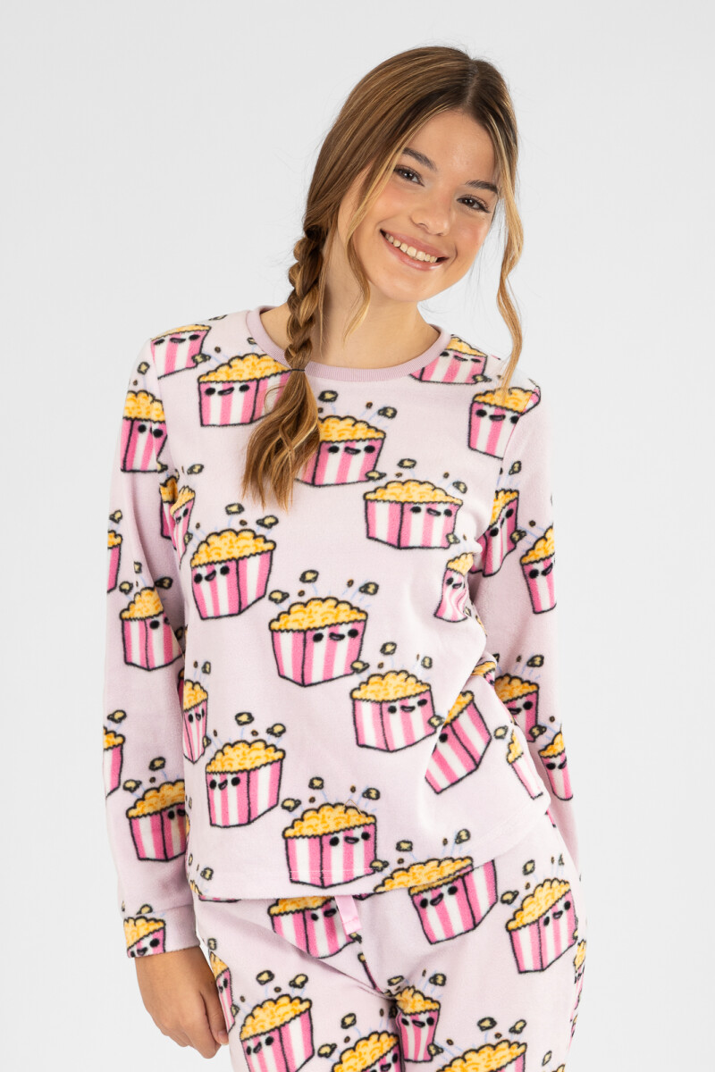 Pijama polar pop vibes Lila