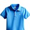 Remera tipo polo niño Celeste