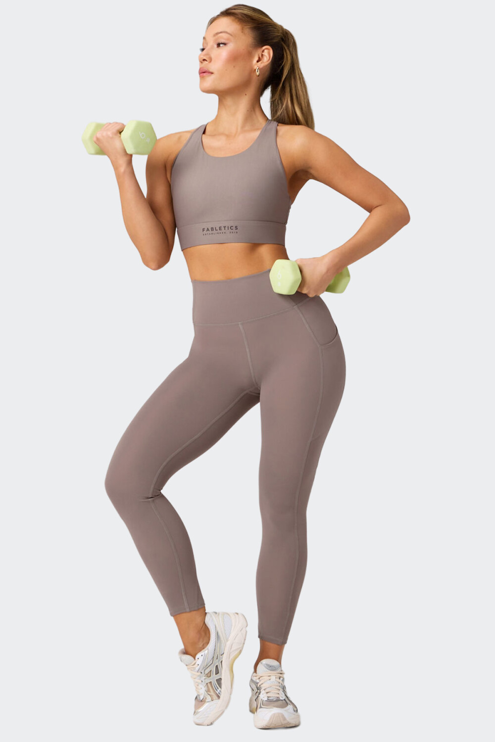 Calza Fabletics PureLuxe Oasis Gris