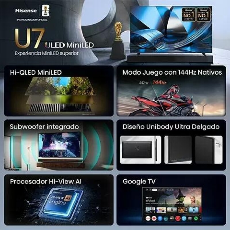 SMART TV HISENSE 75" MINILED SMART TV HISENSE 75" MINILED