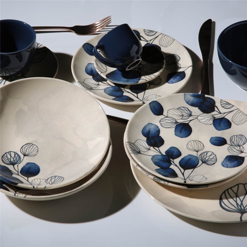 PLATO DE MESA CERAM PLATINUM BLUE PORTO D27.5CM PLATO DE MESA CERAM PLATINUM BLUE PORTO D27.5CM