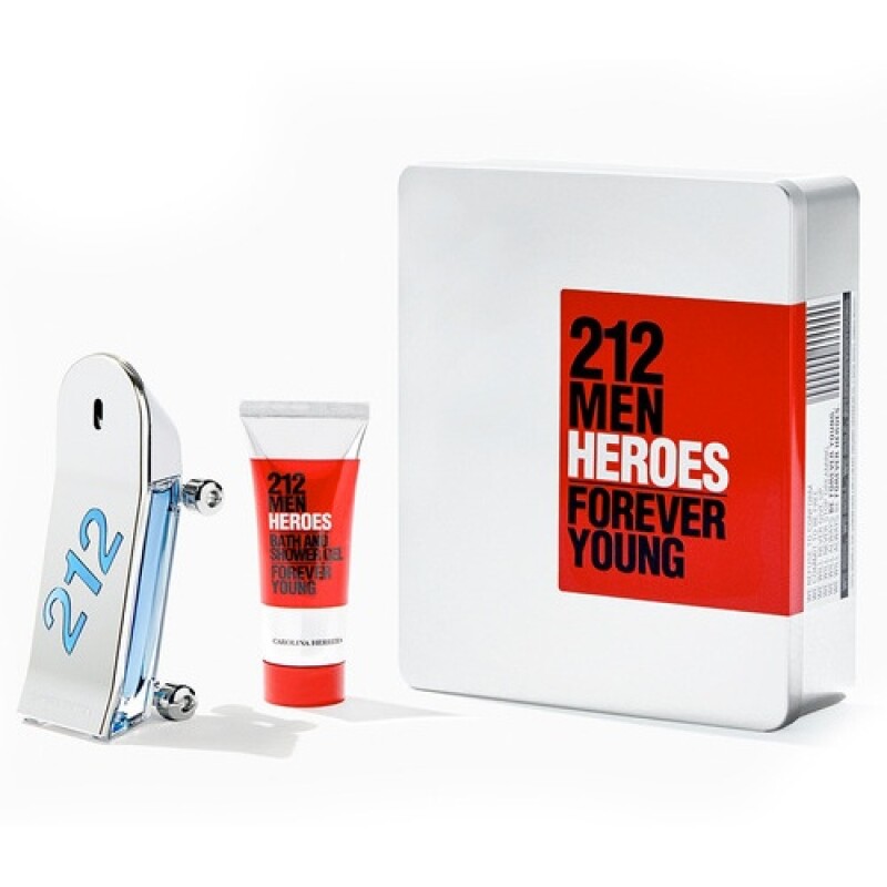 Set de perfume Carolina Herrera 212 Heroes Men 90ml + gel de ducha Original Set de perfume Carolina Herrera 212 Heroes Men 90ml + gel de ducha Original
