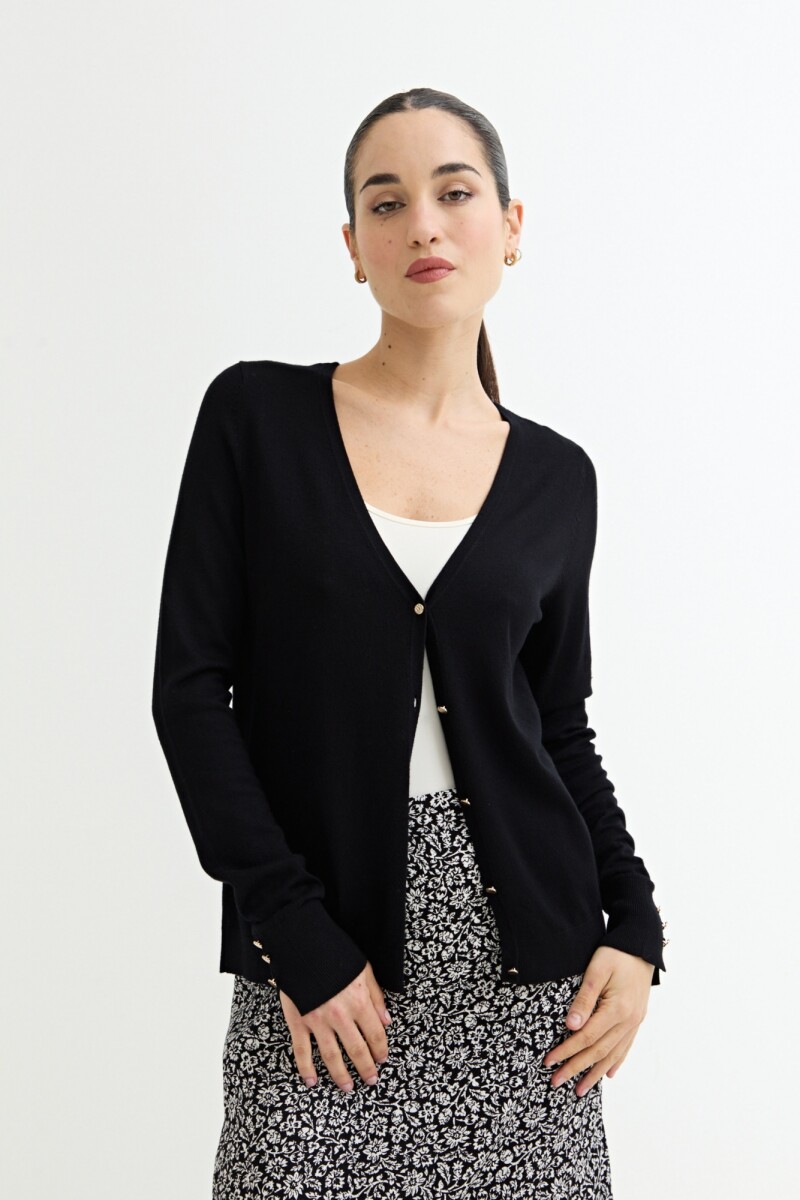 Cardigan básico NEGRO