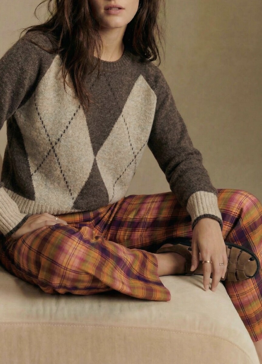 Sweater Rombos - Chcolate 