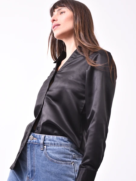 CAMISA CARMINA NEGRO
