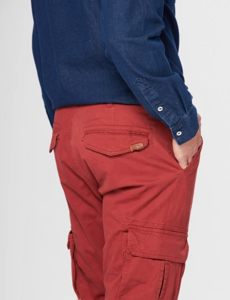PANTALÓN CARGO SPANDEX Terracota