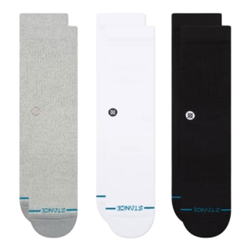 Medias Stance Medias Stance Icon 3 Pack Medias Stance Medias Stance Icon 3 Pack