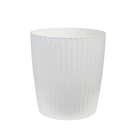 MACETA PLASTICO BLANCO 20*22CM