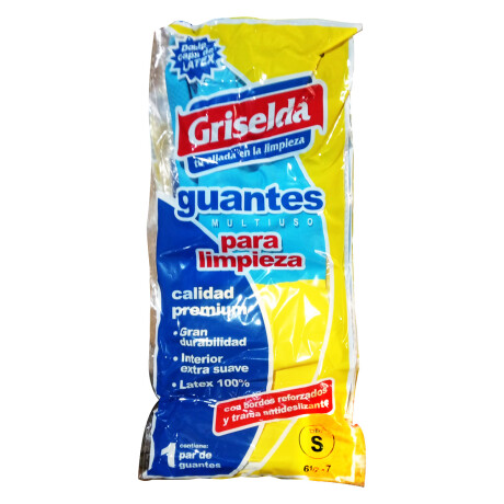 GUANTE LATEX GRISELDA BICOLOR S-M-L-XL BICAPA Talle S
