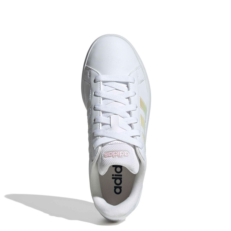 Championes de Niños Adidas Grand Court 3.0 Juniors Blanco Holográfico
