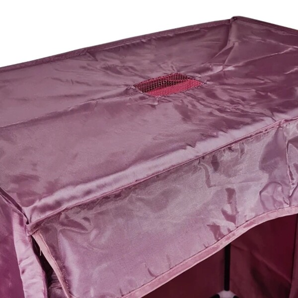 Seca Ropas De Bolsa Secador Colgar Ropa Secarropa 15kg Variante Color Bordo con Ruedas