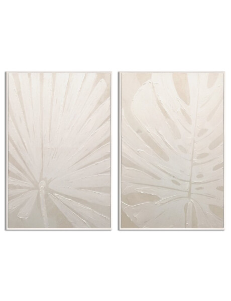 SET 2 CUADROS 40x60cm MARCO PINTURA PLANTAS SET 2 CUADROS 40x60cm MARCO PINTURA PLANTAS