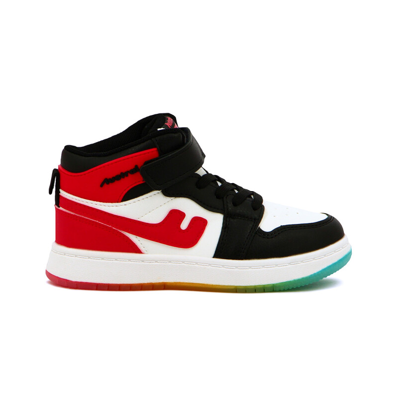Bota de Niño/a Austral Raptor A Acordonada con Velcro Multicolor-Rojo
