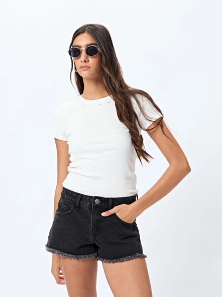SHORT P.CAKE SOIE NEGRO