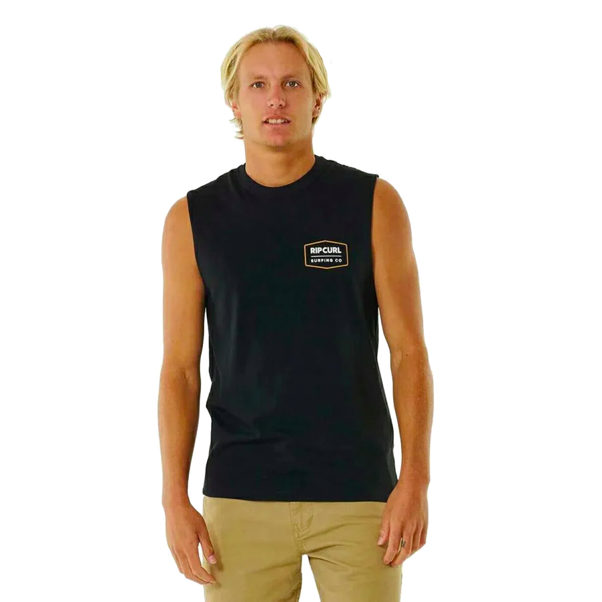 Musculosa Rip Curl Marking Muscle - Negro 