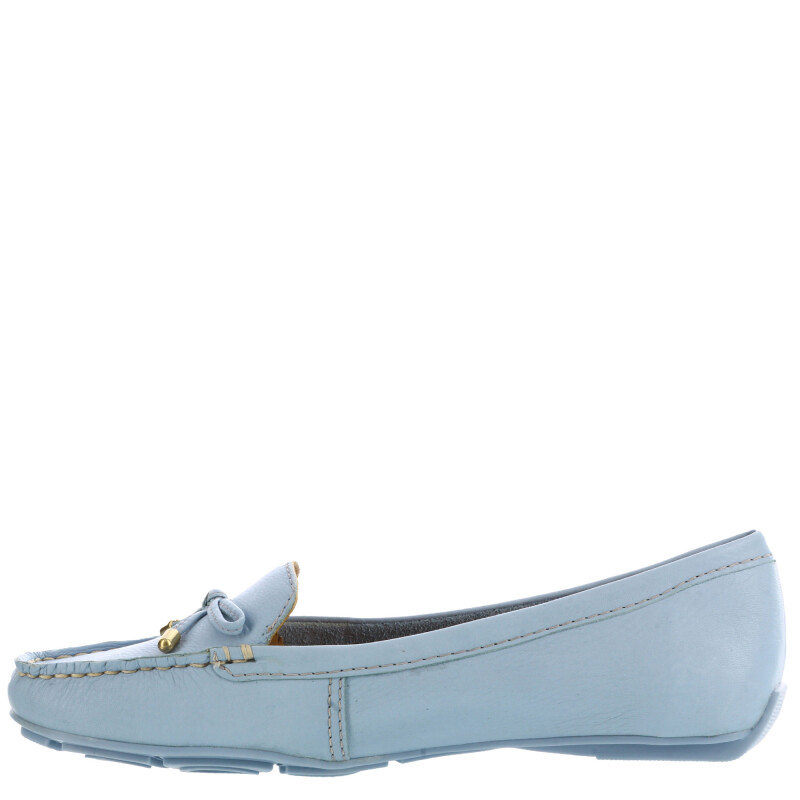 Zapato de Mujer Bottero Mocasin c/moñita Azul Pastel