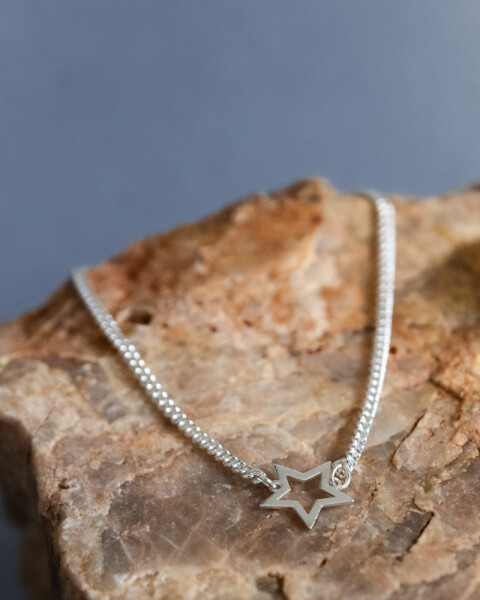 Pulsera star PLATEADO
