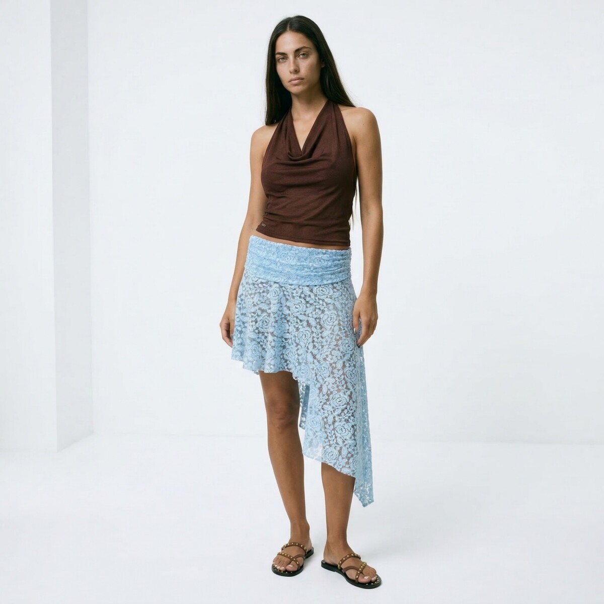 Top Seamless - MARRON 