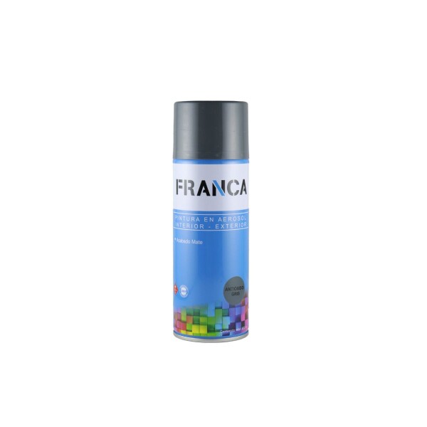 ESMALTE AEROSOL ANTIOXIDO GRIS 400ml. FRANCA Esmalte Aerosol Antioxido Gris 400ml. Franca