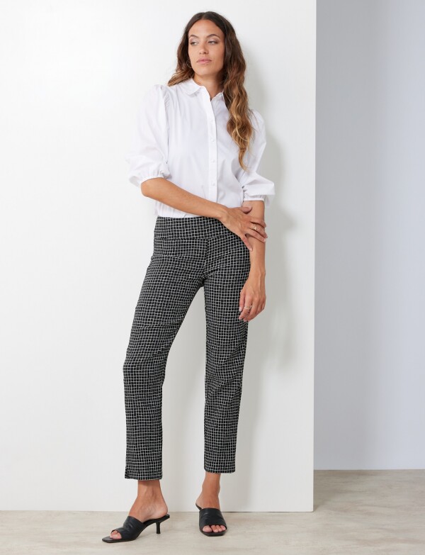 Pantalon Cuadros NEGRO/BLANCO