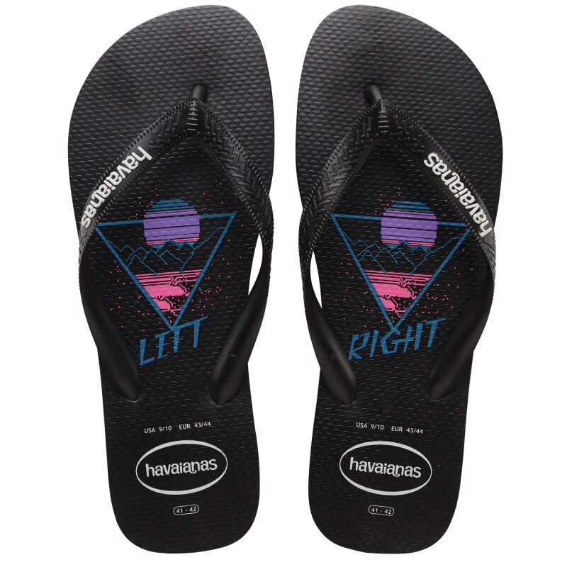Sandalia de Hombre Havaianas Top Twin Fin Negro