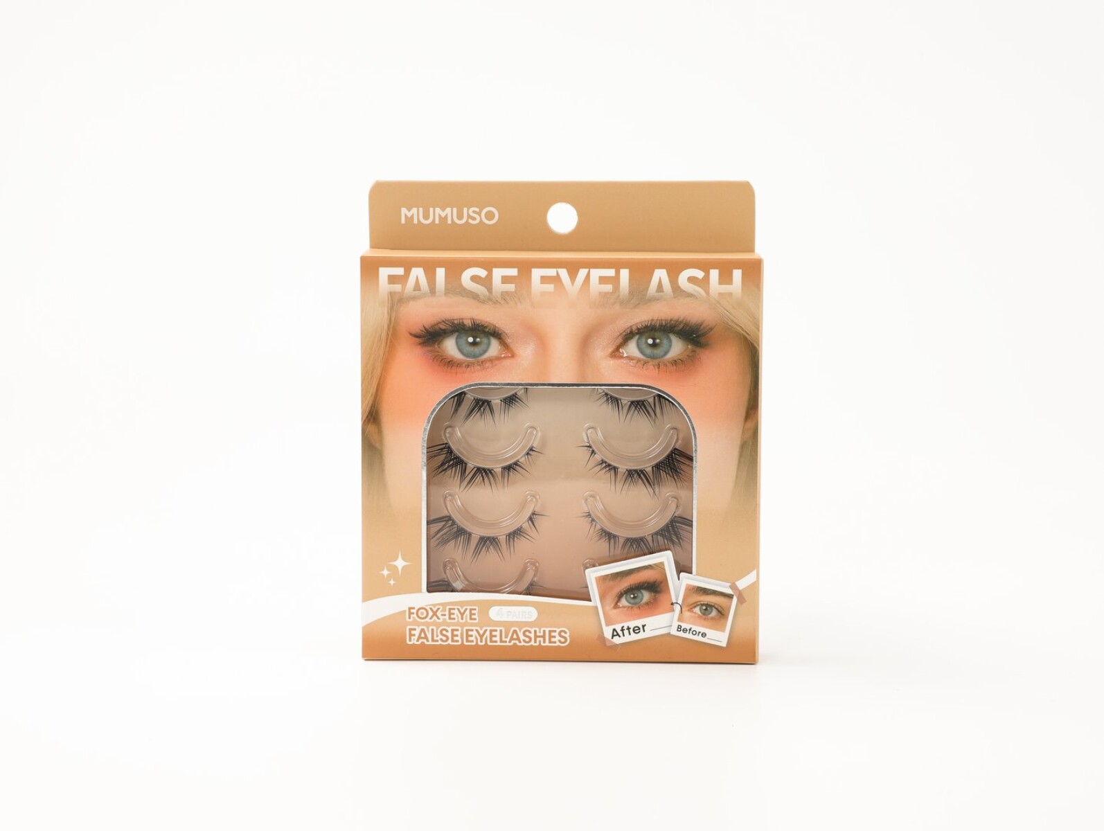 PESTAÑAS POSTIZAS FOX-EYE (4 PARES) 