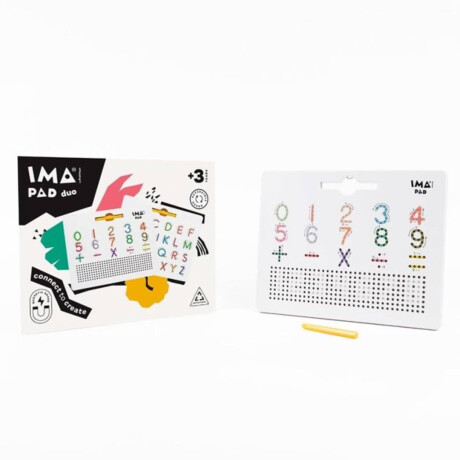 Pizarra Magnética Imapad Duo Letras y Numeros