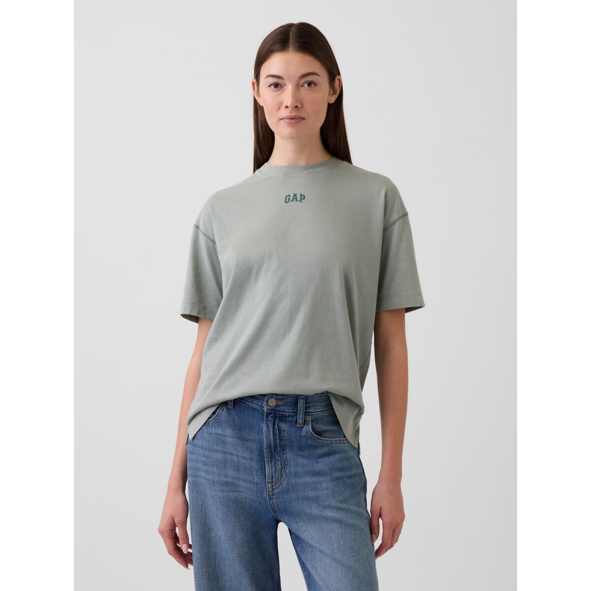 FRCH SS VINTAGE OVERSIZED TEE - GASOLINE GREEN 103 
