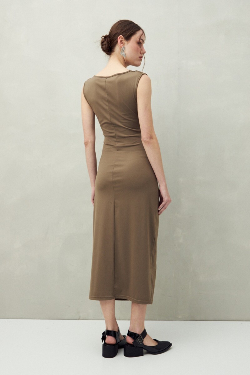 VESTIDO NORRIS Verde Seco