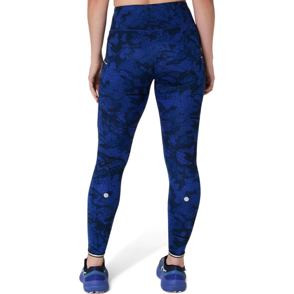 Leggings Running Road Lite-Show Tight Mujer Performance Black/dark Cobalt