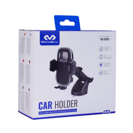 Soporte de Celular para Auto Miccell VQ-CH03 NEGRO