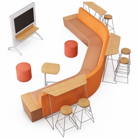 Spin- Aparador Spin- Taburete