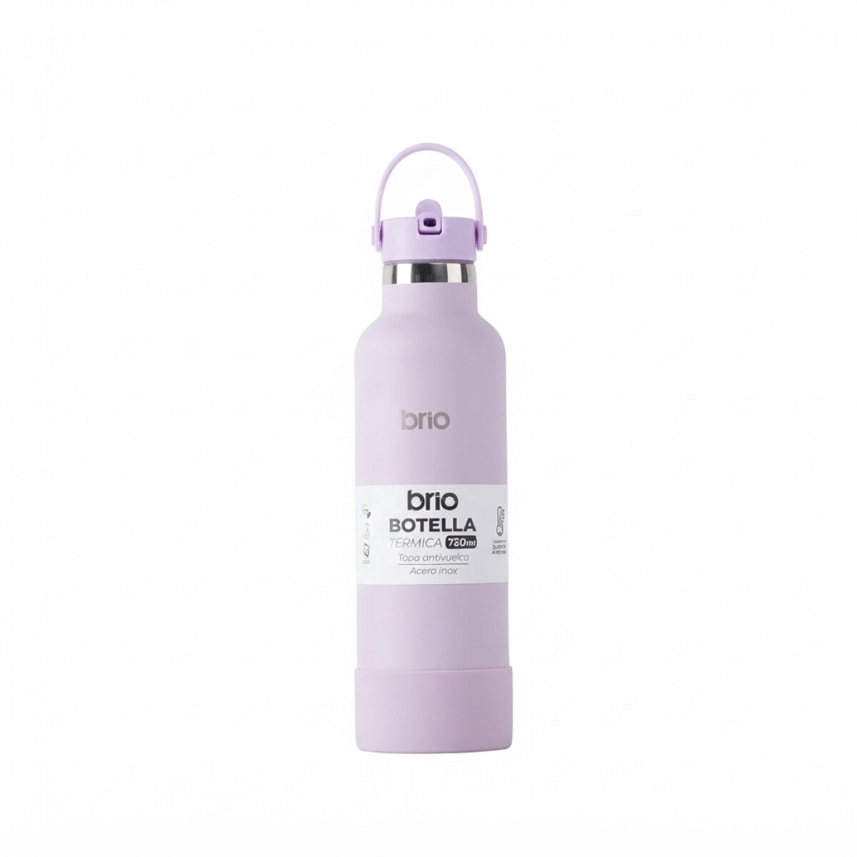 Botella En Acero Inoxidable brio 750ml Con Sorbito Y Manija - Lavanda 