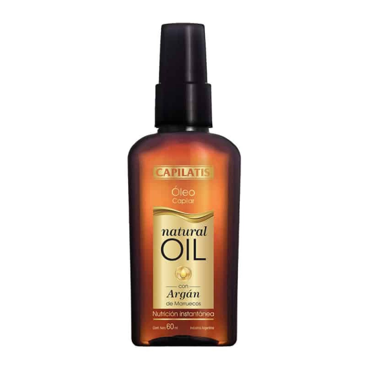 Aceite Capilar Capilatis Natural Oil Argán de Marruecos 60ml 
