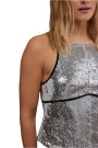 JAMES SEQUIN TANK Plata
