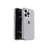 Protector rígido iPhone 14 Pro Max transparente gris con brillos Protector Rígido Iphone 14 Pro Max Transparente Gris Con Brillos