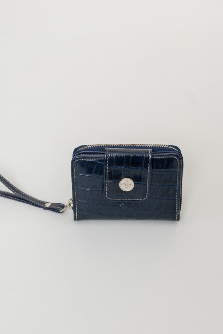 Billetera rocco Azul crocco