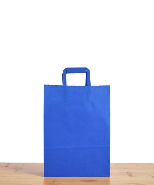 Bolsa lisa acuario 22x10x30 cm AZUL