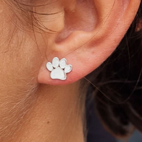 Caravanas Little Paw - Plata 925 Caravanas Little Paw - Plata 925