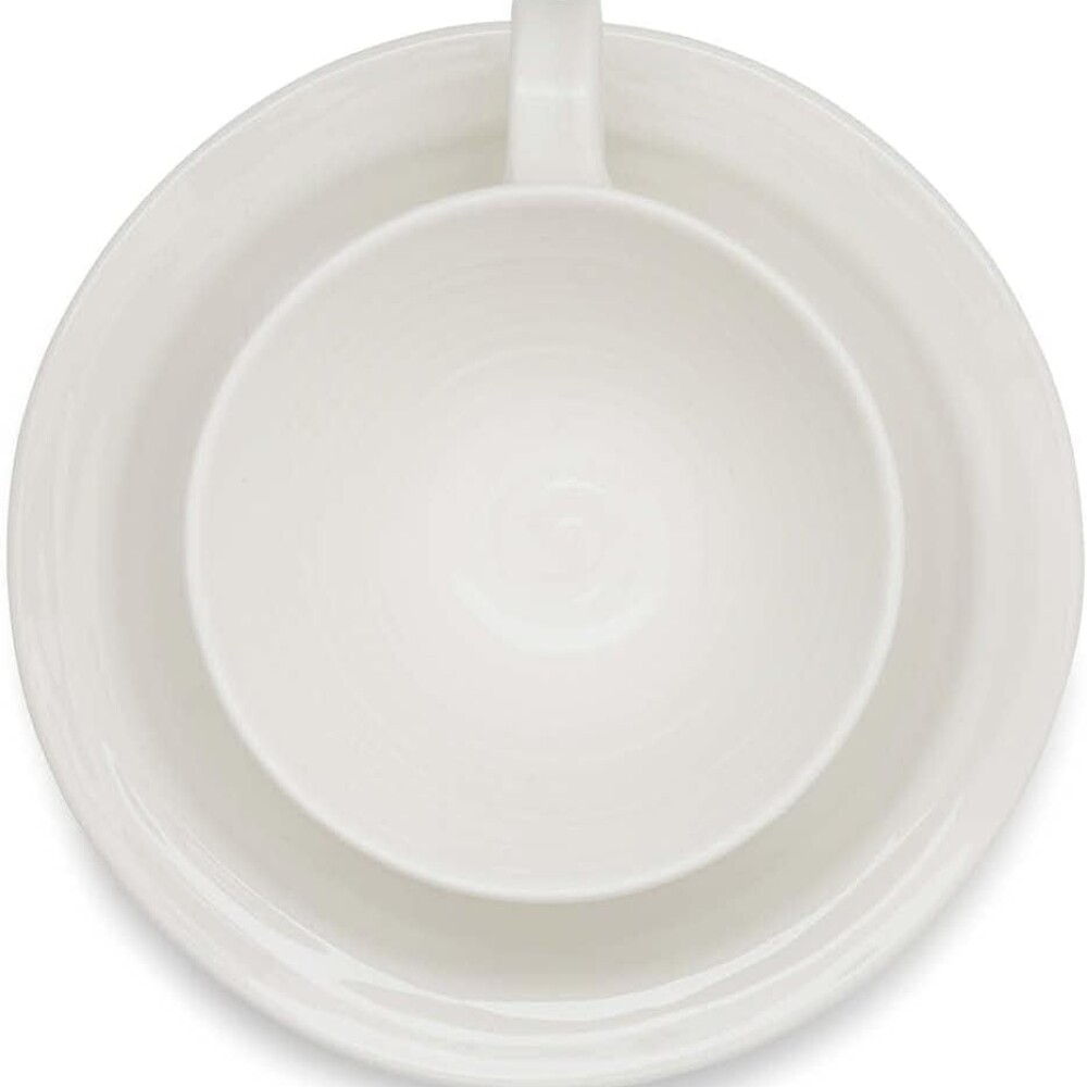 PORTMEIRION S CONRAN TAZA DE TE C/ PLATO BLANCO PORTMEIRION S CONRAN TAZA DE TE C/ PLATO BLANCO