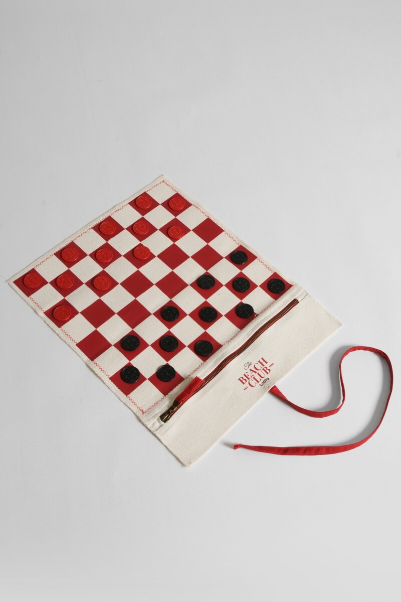 Juego de damas The beach Club crudo