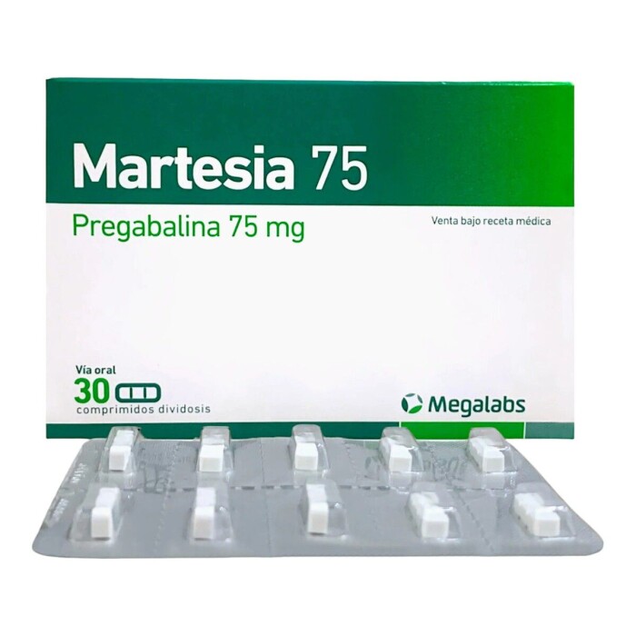 MARTESIA 75 MG. DIVIDOSIS CJ X 30 COMP. única