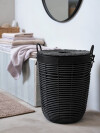 Cesta para ropa ELIF Ø40xH56cm negro Cesta para ropa ELIF Ø40xH56cm negro